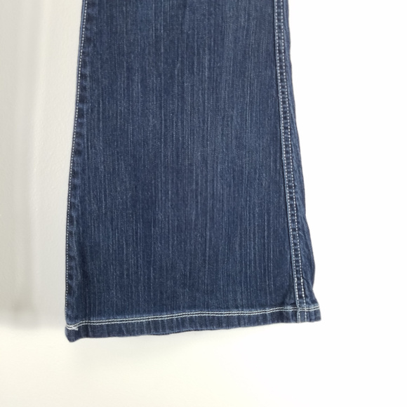 DKNY Jeans Size 25 Flare Leg Blue - Picture 5 of 6